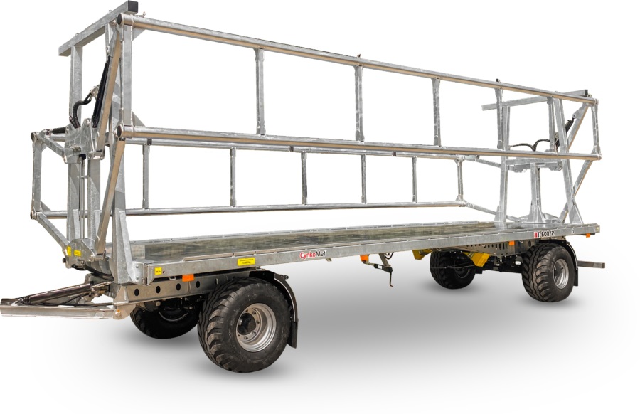 Přepravník balíků CYNKOMET T608/2 EU hydraulické bočnice