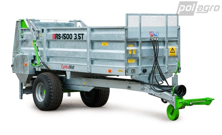 CynkoMet RS-1500 | sadařské rozmetadlo mrvy 3,5 t