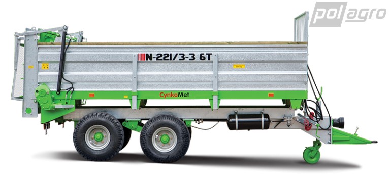 Traktorové rozmetadlo CYNKOMET N-221/3-3 A4VS-P | 6 000 kg