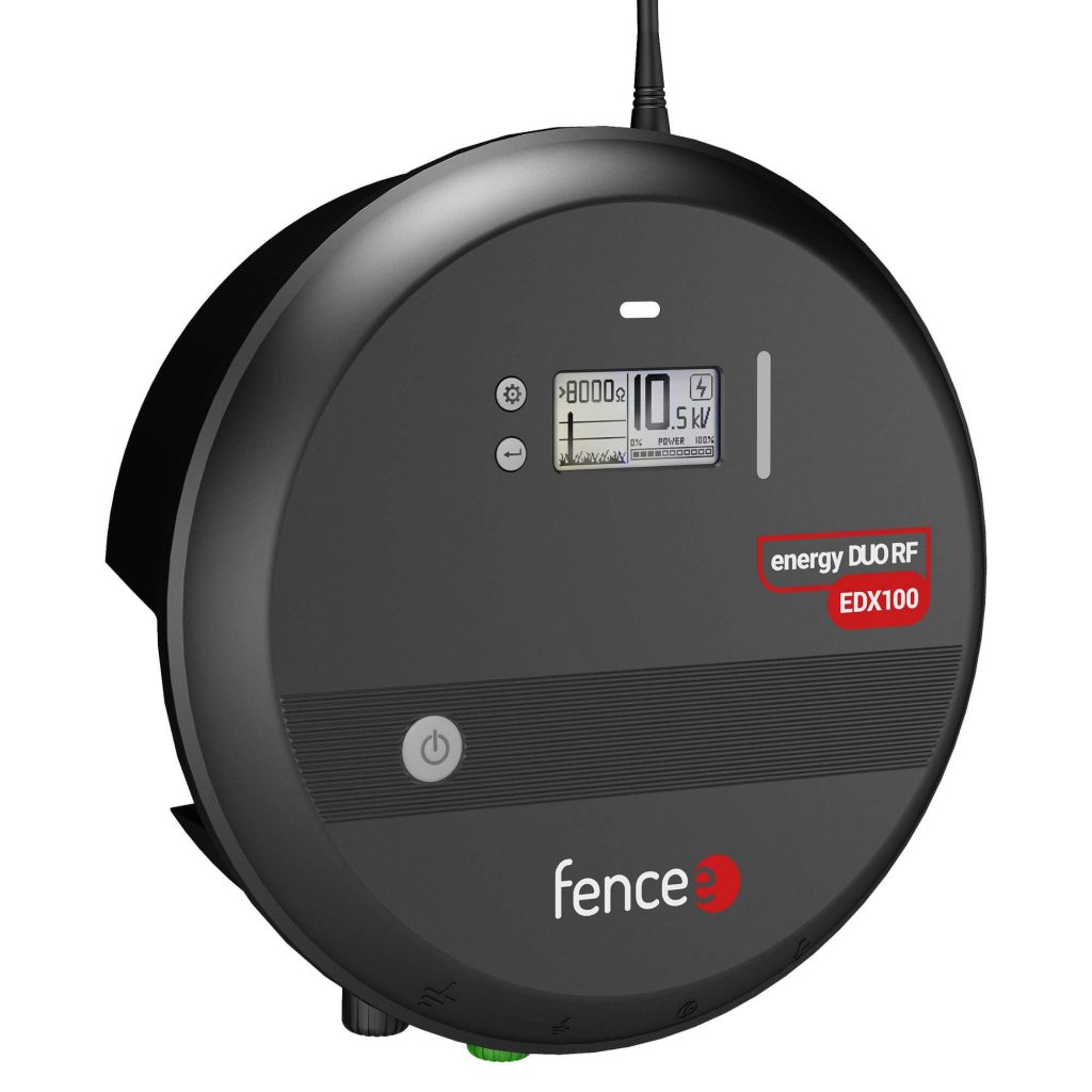 fencee energy DUO RF EDX100 – chytrý zdroj elektrického ohradníku 10 J